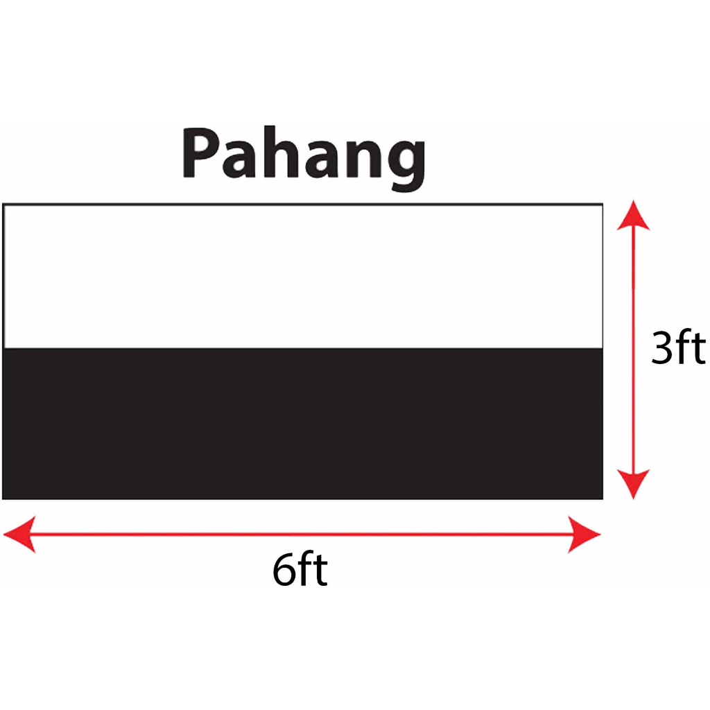 Pahang Flag 3x6ft, Polymesh /Bendera Negeri Pahang 3x6ft, Polymesh