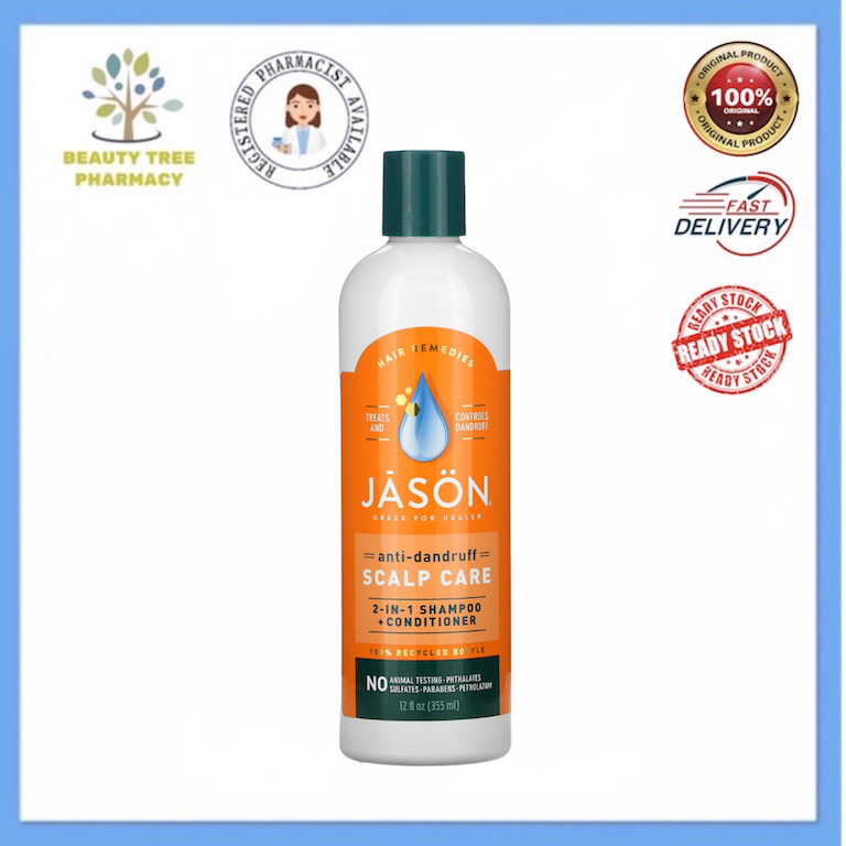 Jason Natural Dandruff Relief Treatment 2 in 1 Shampoo + Conditioner