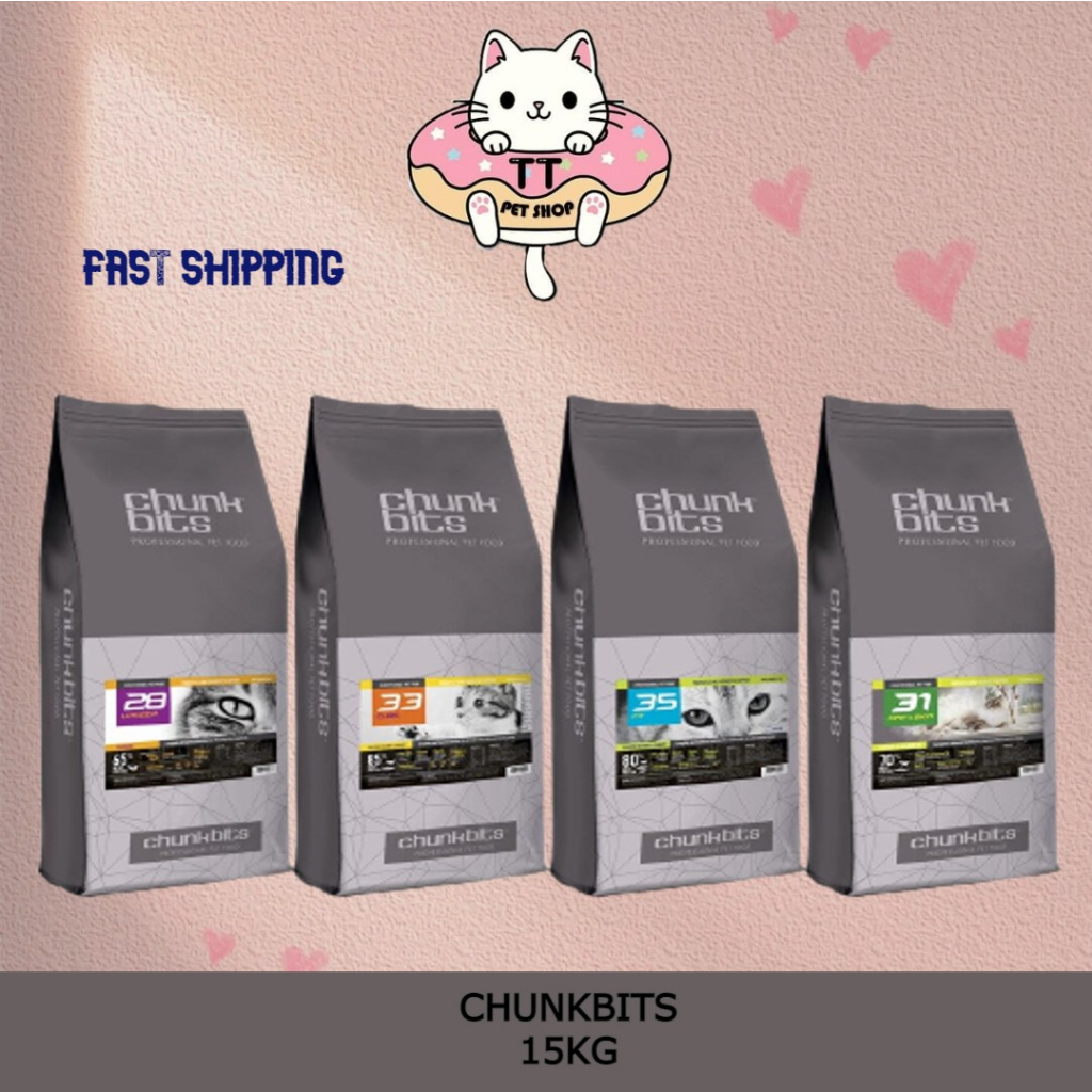 Chunkbits 15KG Cat Dry Food Original Pack - Full Range | Shopee Malaysia