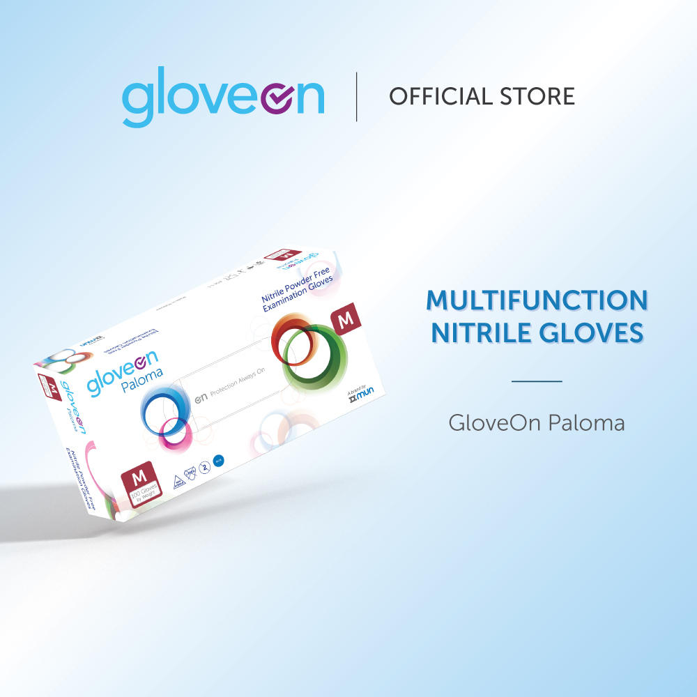 GloveOn Paloma Nitrile Exam Gloves (Blue) Multifunction Nitrile