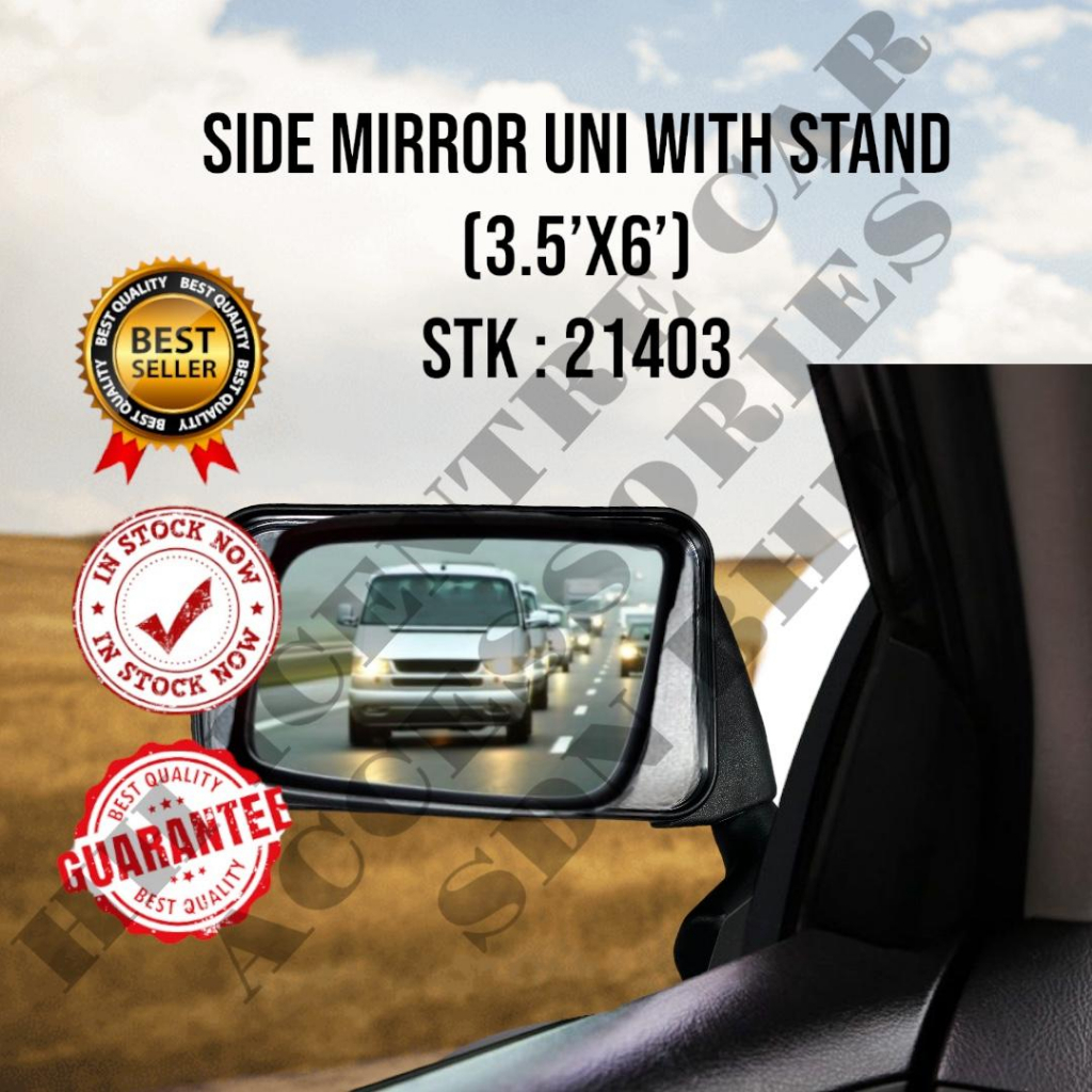 SIDE MIRROR UNIVERSAL WITH STAND (3.5'X6') (1PCS) Shopee Malaysia