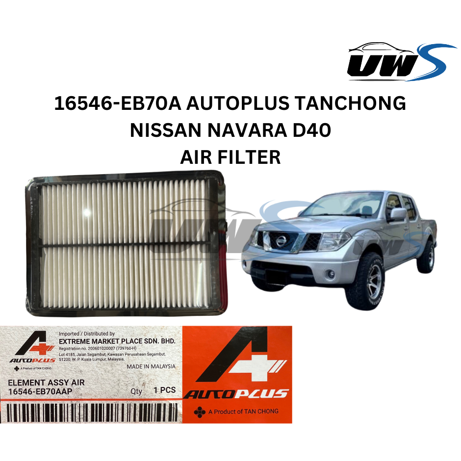 16546EB70A AUTOPLUS TANCHONG NISSAN NAVARA D40 AIR FILTER Shopee