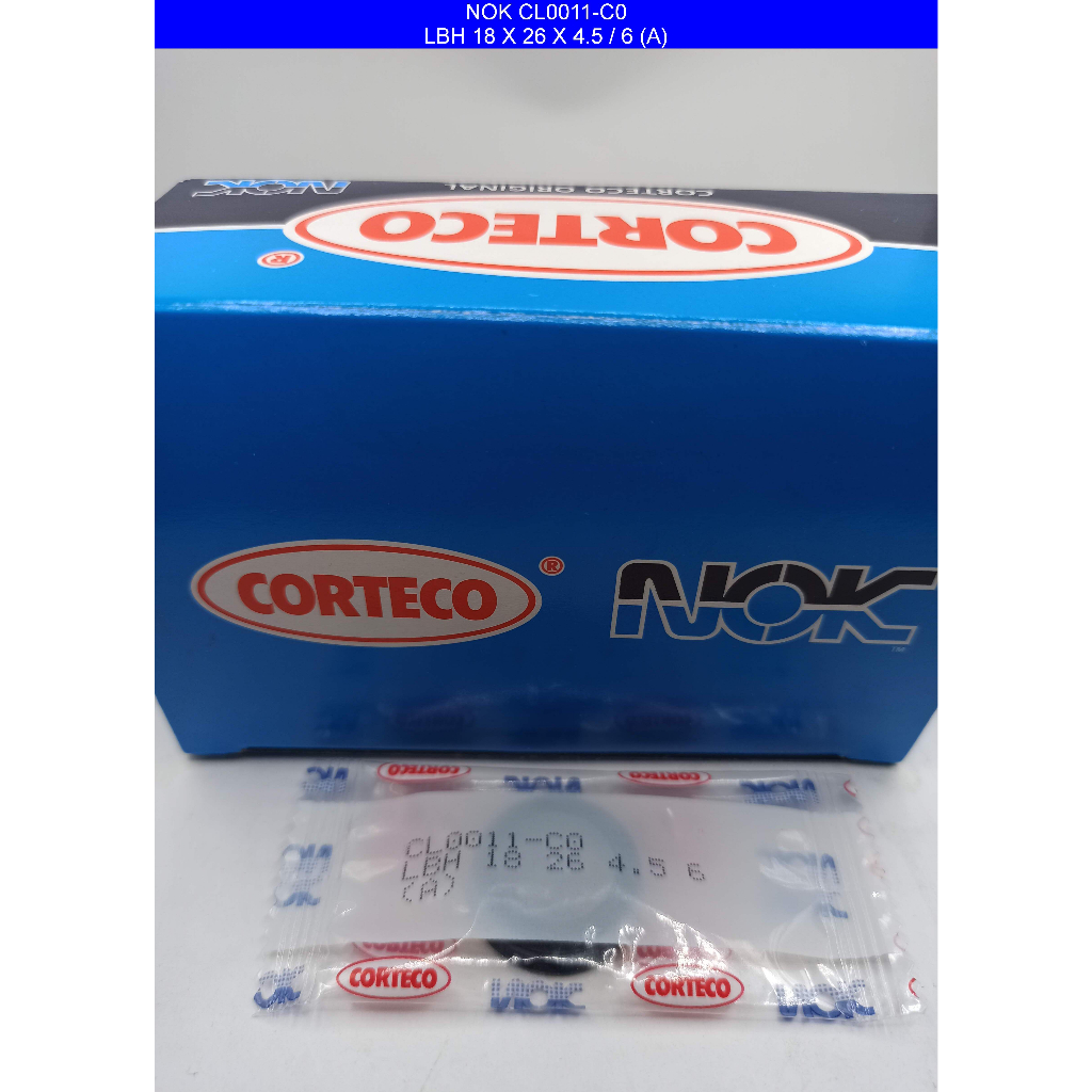 NOK Hydraulic Wiper Seal LBH 18x26x4.5/6 NBR ( 18 x 26 x 4.5 / 6 ) Corteco / Japan / CL0011C