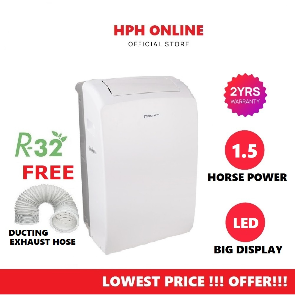 [FREE SHIPPING] Hisense 1.0HP / 1.5HP R32 Portable Air Cond Air