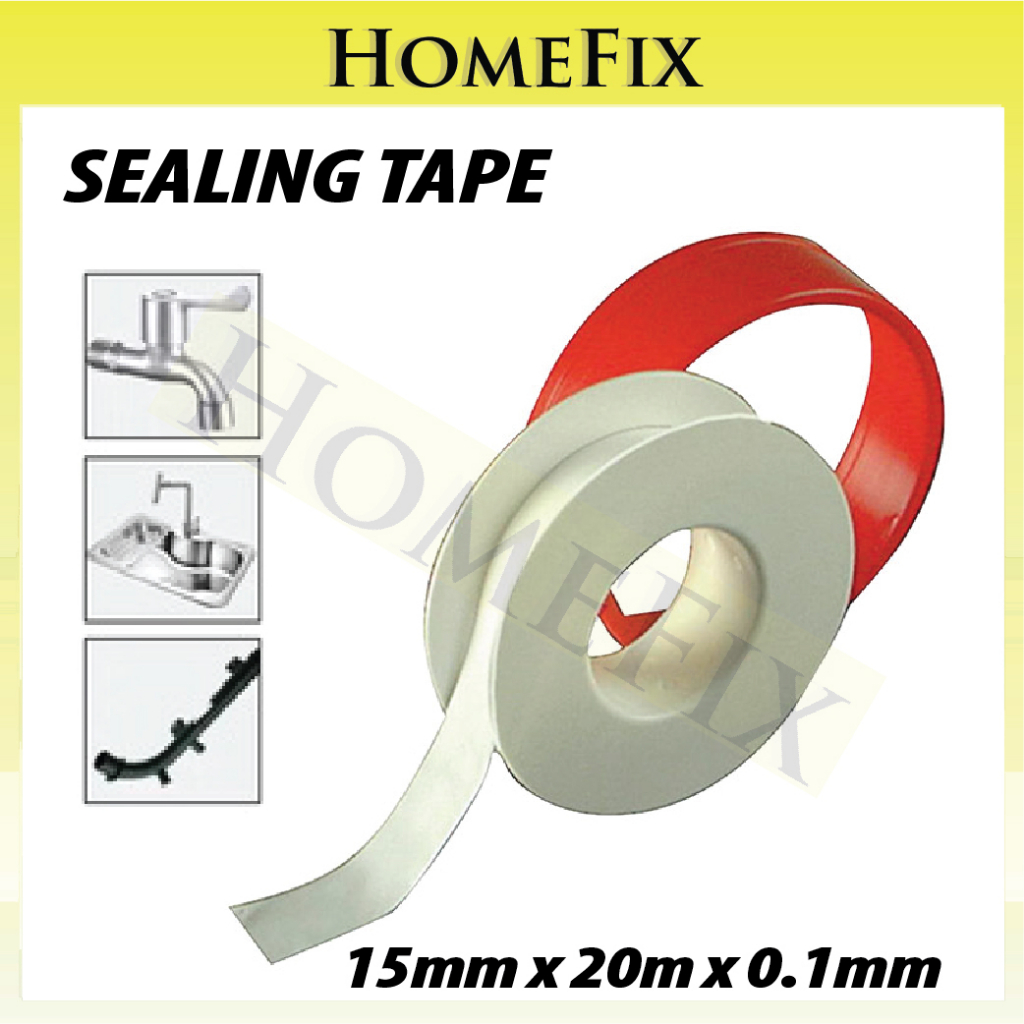 15mm x 20 Meter PTFE Thread Seal Tape Water Plumber Teflon Tape Shopee Malaysia