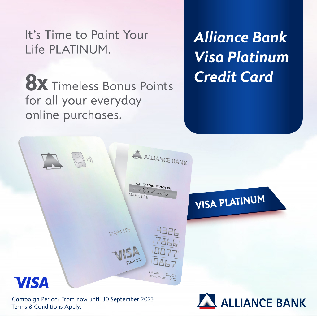 Alliance Visa Platinum Credit Card Shopee Malaysia