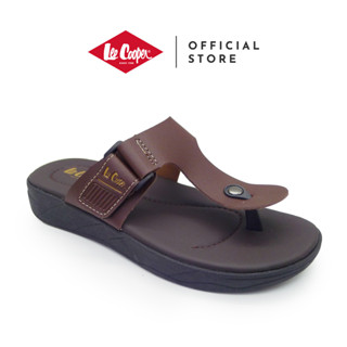 Lee cooper men's leather hot sale flip flops thong sandals