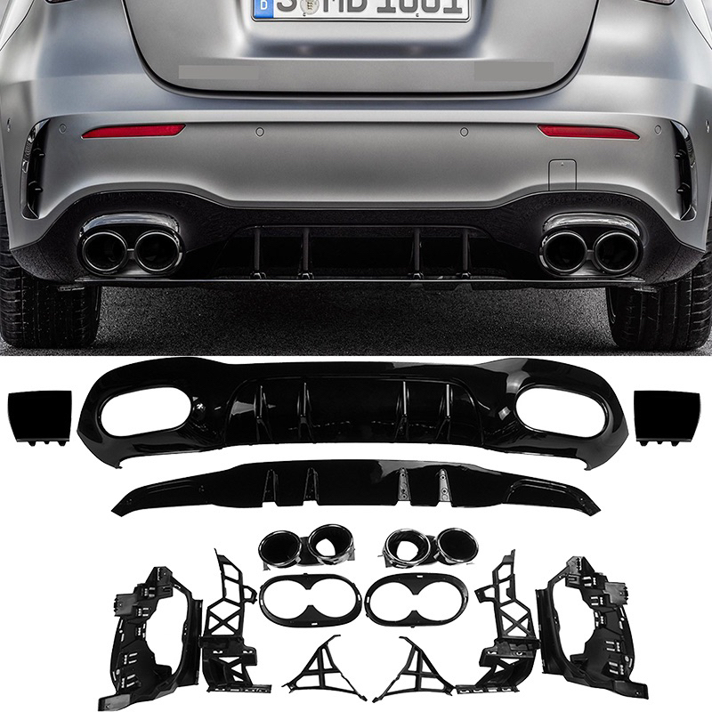 Mercedes Benz w177 v177 sedan hatchback A35 A45s AMG rear bumper ...