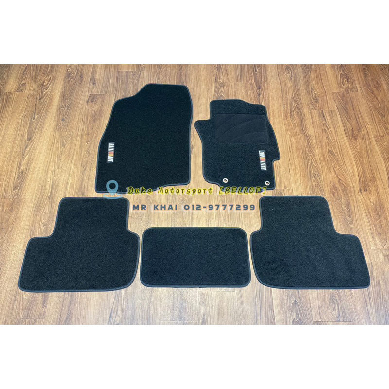 Mitsubishi Lancer Evo 10 / Inspira Ralliart Floor Mat Carpet Black Car