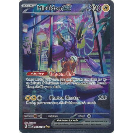 PTCG Pokemon Cards Scarlet & Violet SV01 Miraidon ex - 244/198 ...