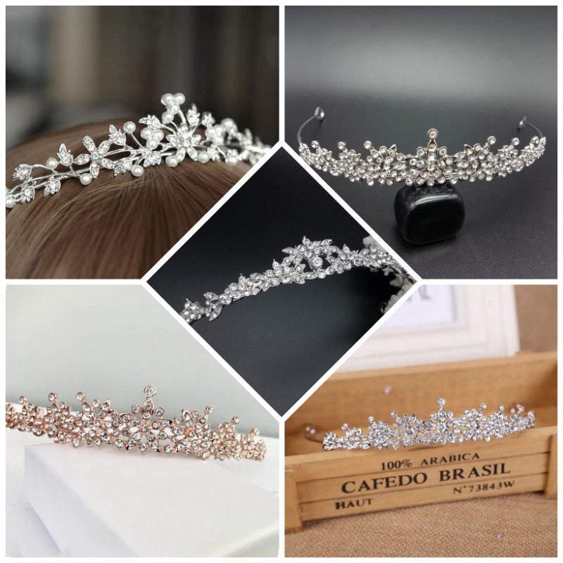 Bridal Crown Nikah Crown Tunang Crown Sanding Shopee Malaysia