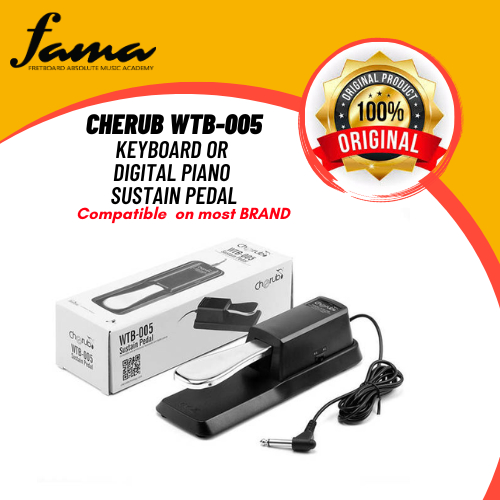 [FAMA]Cherub WTB005 Keyboard Or Digital Piano Sustain Pedal For All