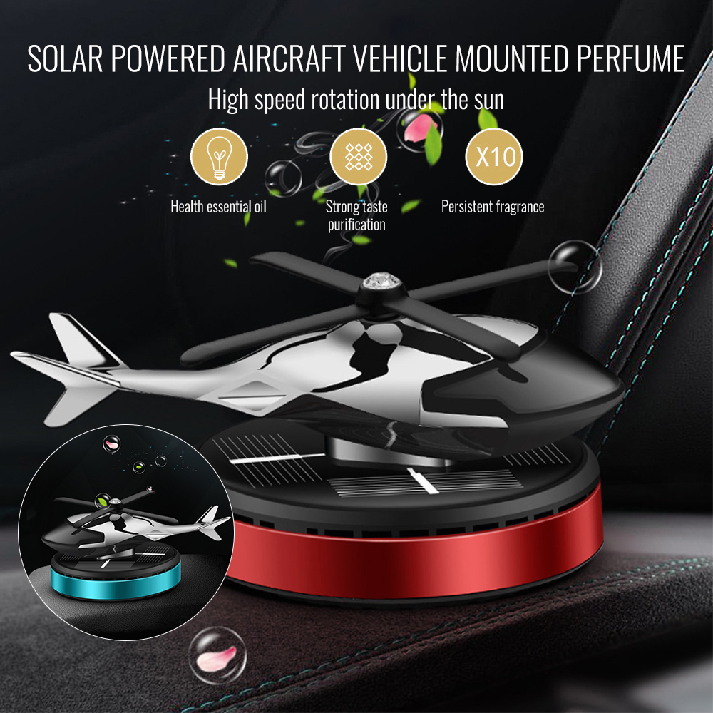 Upgrade!! Car Air Freshener Helicopter Airplane Aluminum Alloy Aircraft ...