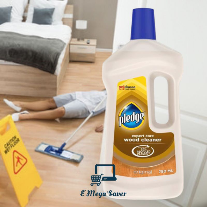 Pledge Gentle Wood Floor Cleaner 750 ml (25.36fl oz) Shopee Malaysia