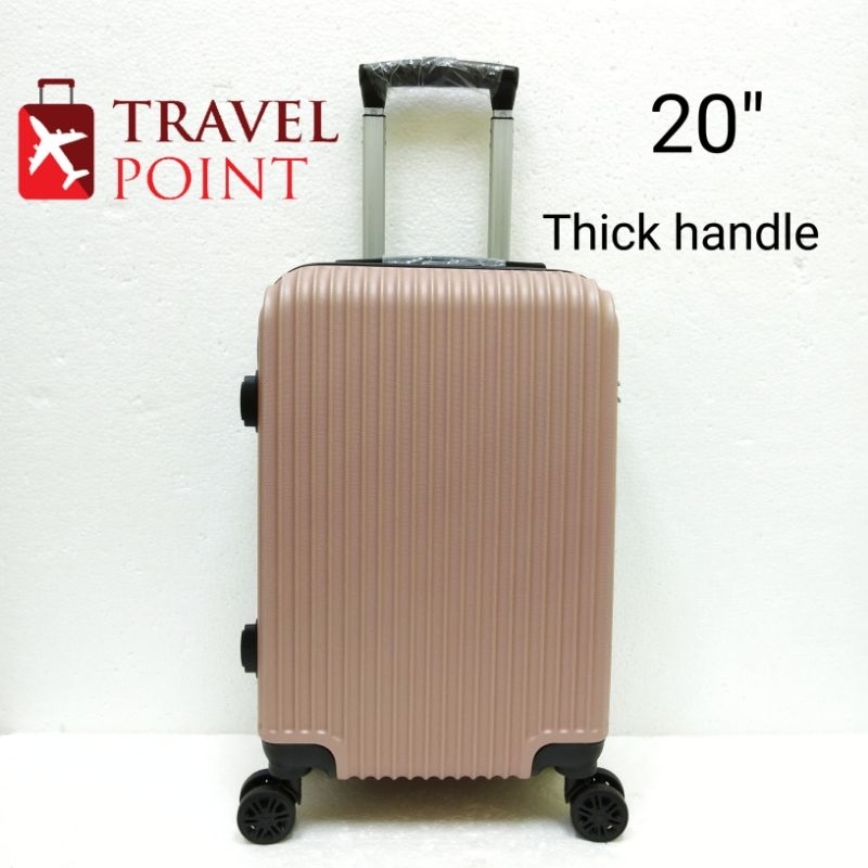 Ready Stock LUGGAGE 20 INCH Cabin Hand Carry ABS TWO Handle 360 4wheel ...