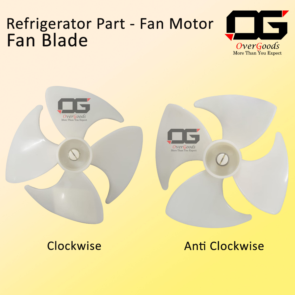 Universal Refrigerator Fridge Freezer Motor Fan Blade Daun Kipas Peti
