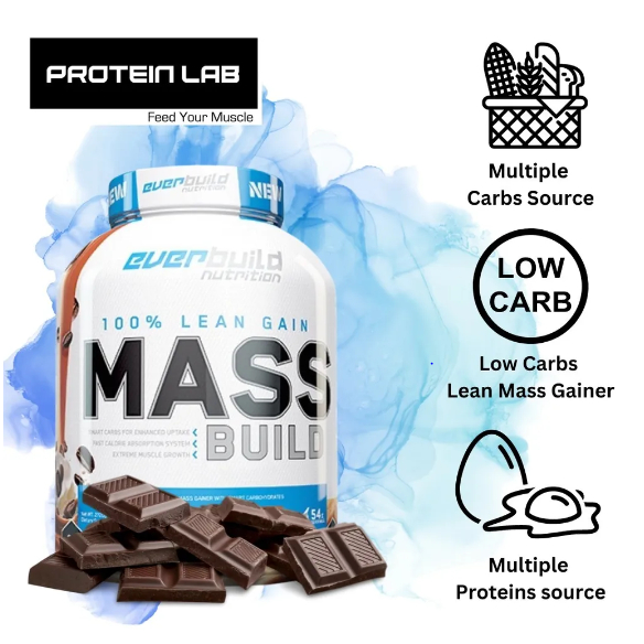 Everbuild Nutrition Mass Build 100 Lean Gain Mass Build 6lbs