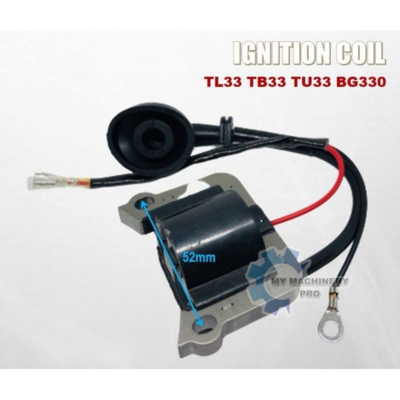 Mesin Rumput Ignition Plug Coil TB33 TL33 TU33 BG330 (52mm) Ignition