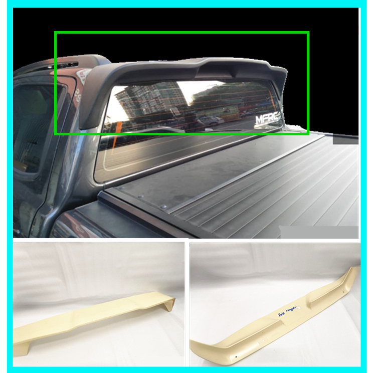 Ford Ranger T6 / T7 / T8 THAI Style ABS ROOF TOP Spoiler WITH OUT PAINT ...