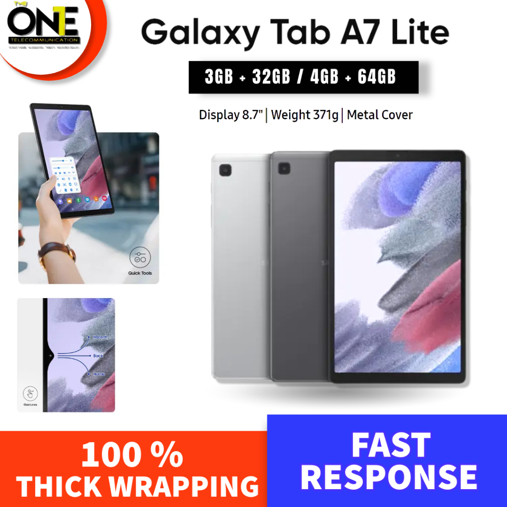 Samsung Tab A7 Lite Wifi / Tab A7 LTE [4GB+64GB] / [3GB+32GB] 7050mAh 15W Fast Charging