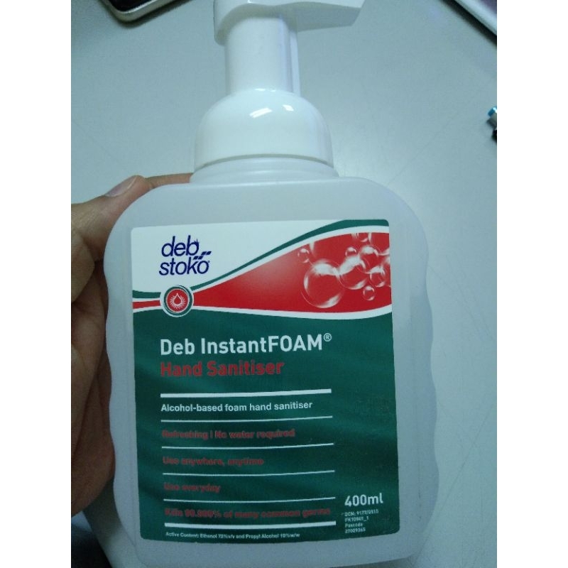 Deb Instantfoam Hand Sanitiser 400ml Shopee Malaysia 0288