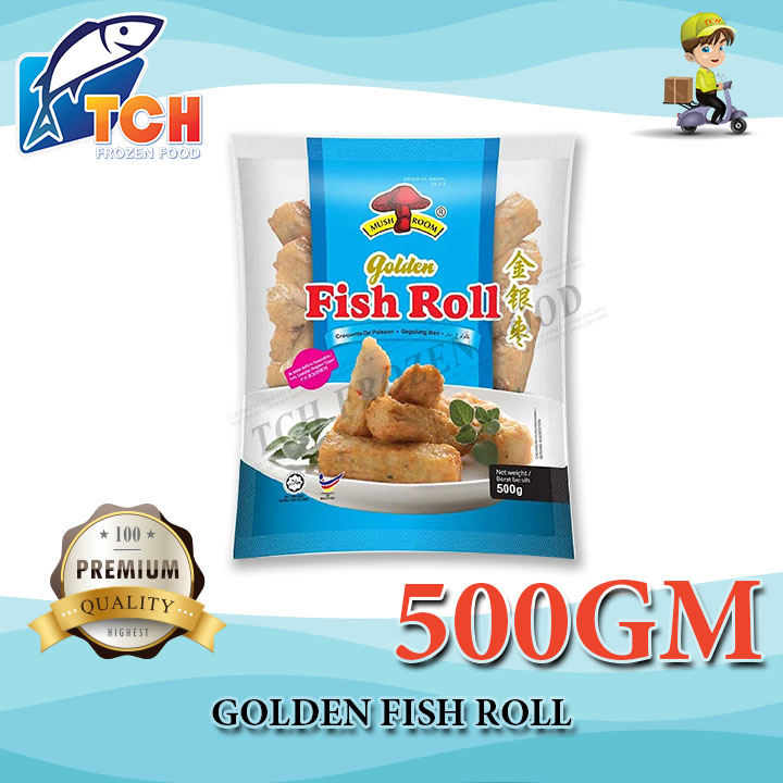 MUSHROOM GOLDEN FISH ROLL , TCH FROZEN FOOD, FRESH FROZEN SEAFOOD