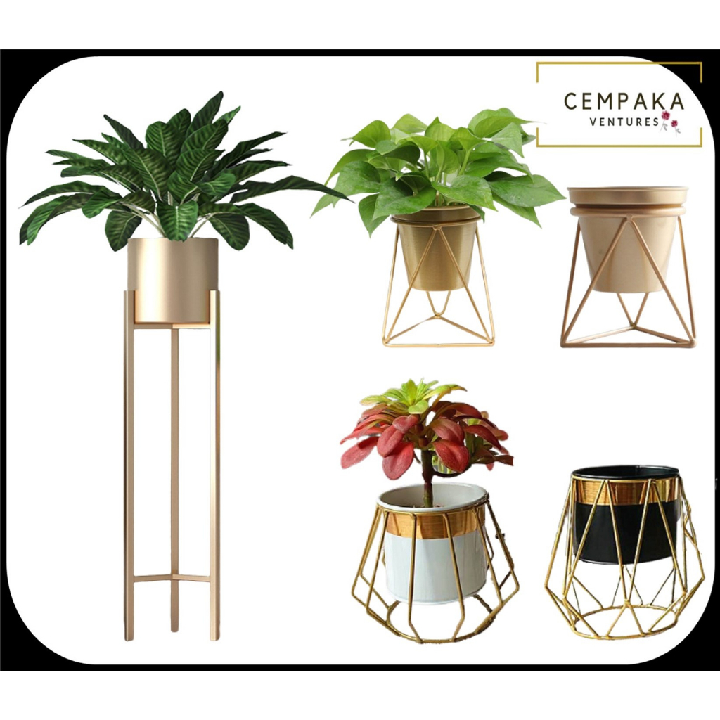 Nordic Flower Pot Pasu Pokok Hiasan Viral Pasu berkaki Pasu Pokok