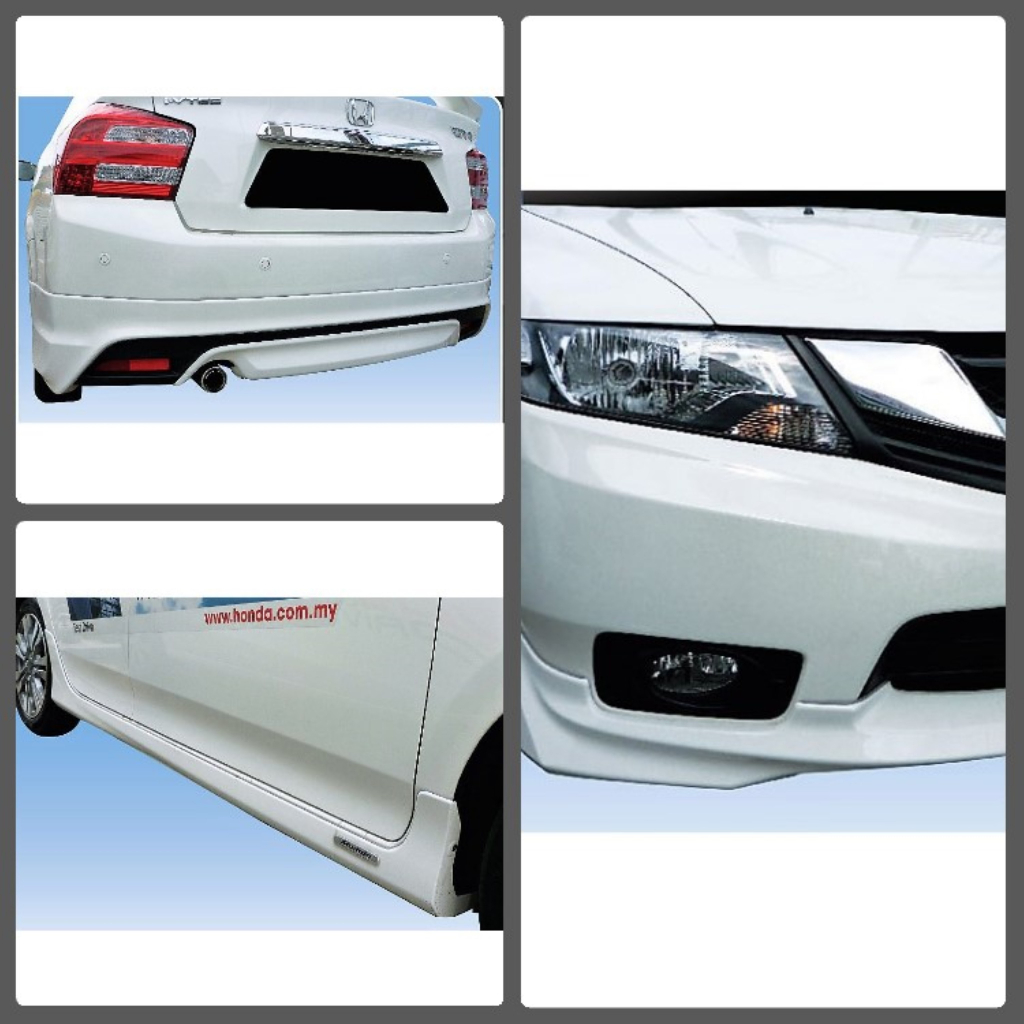 Honda City 5th Generation 2012 Modulo Skirting Body Kit PU Ready Stock