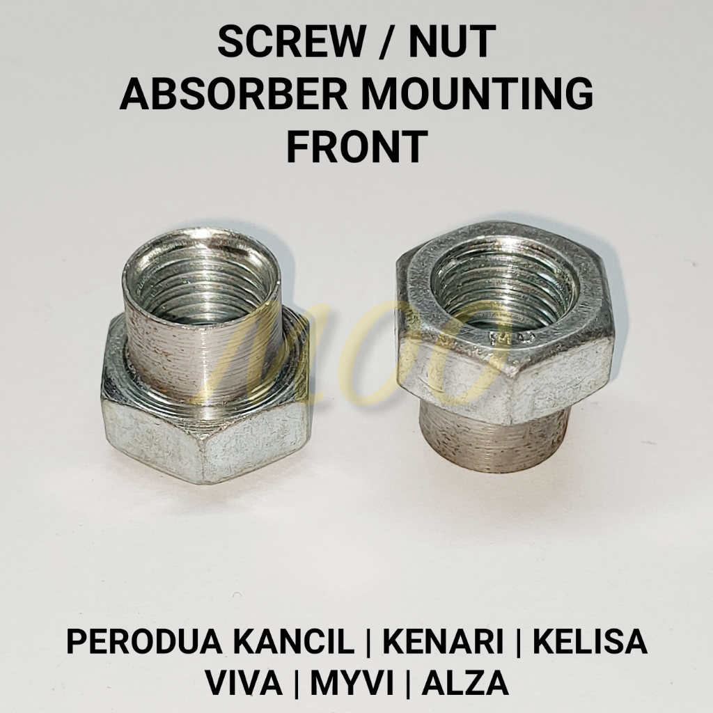 Screw Nut Absorber Mounting Front Perodua Kancil Kelisa Kenari Viva Myvi Alza Shopee