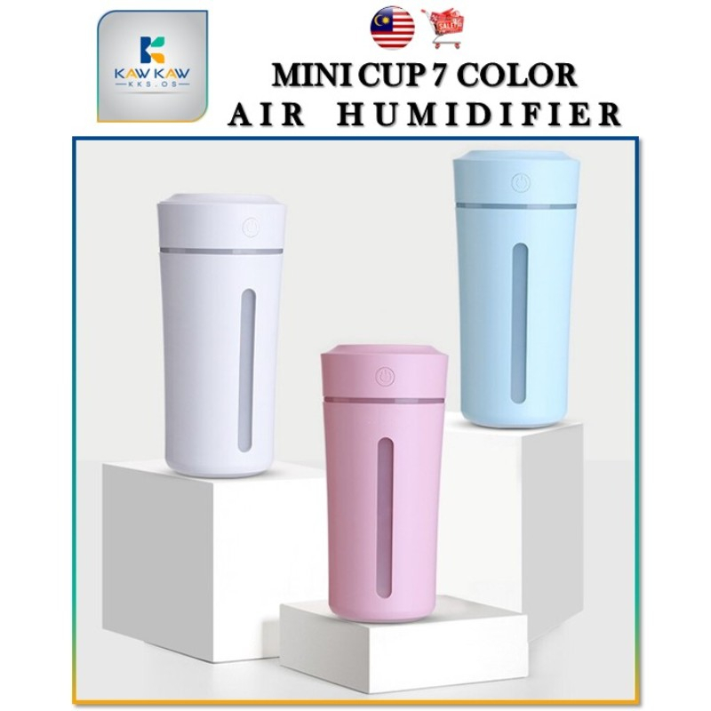 𝐊𝐊𝐒 𝟕 𝐋𝐢𝐠𝐡𝐭 𝐂𝐨𝐥𝐨𝐫 𝐰𝐢𝐭𝐡 𝐋𝐄𝐃 𝐀𝐢𝐫 𝐇𝐮𝐦𝐢𝐝𝐢𝐟𝐢𝐞𝐫 🚚 Mini Cup Purifier Essential ...