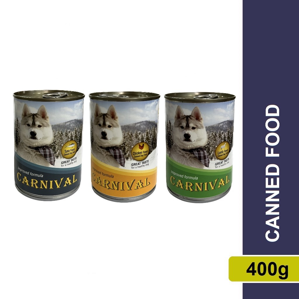 CARNIVAL DOG WET CANNED FOOD 400G FOR DOGS AND PUPPIES Shopee Malaysia