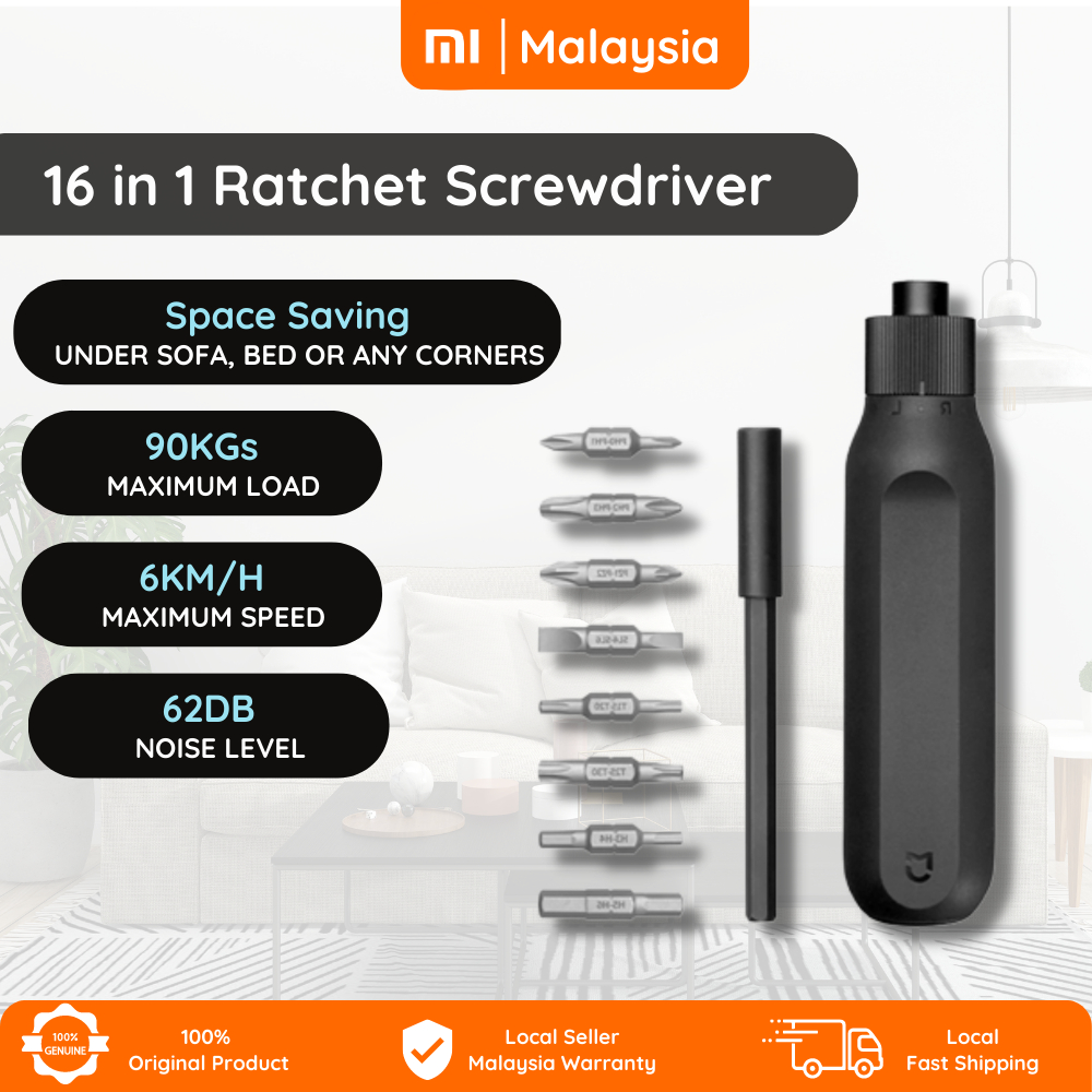 Xiaomi 16 in 1 Ratchet Screwdriver Multipurpose Precision Screwdriver