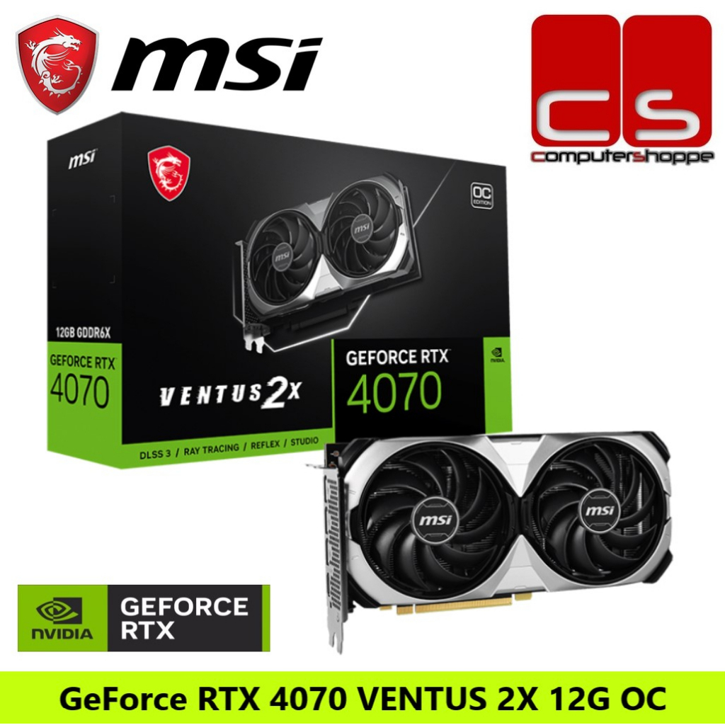 新品未開封 GeForce RTX 4070 MSI VENTUS 2X 12G OC - パーツ