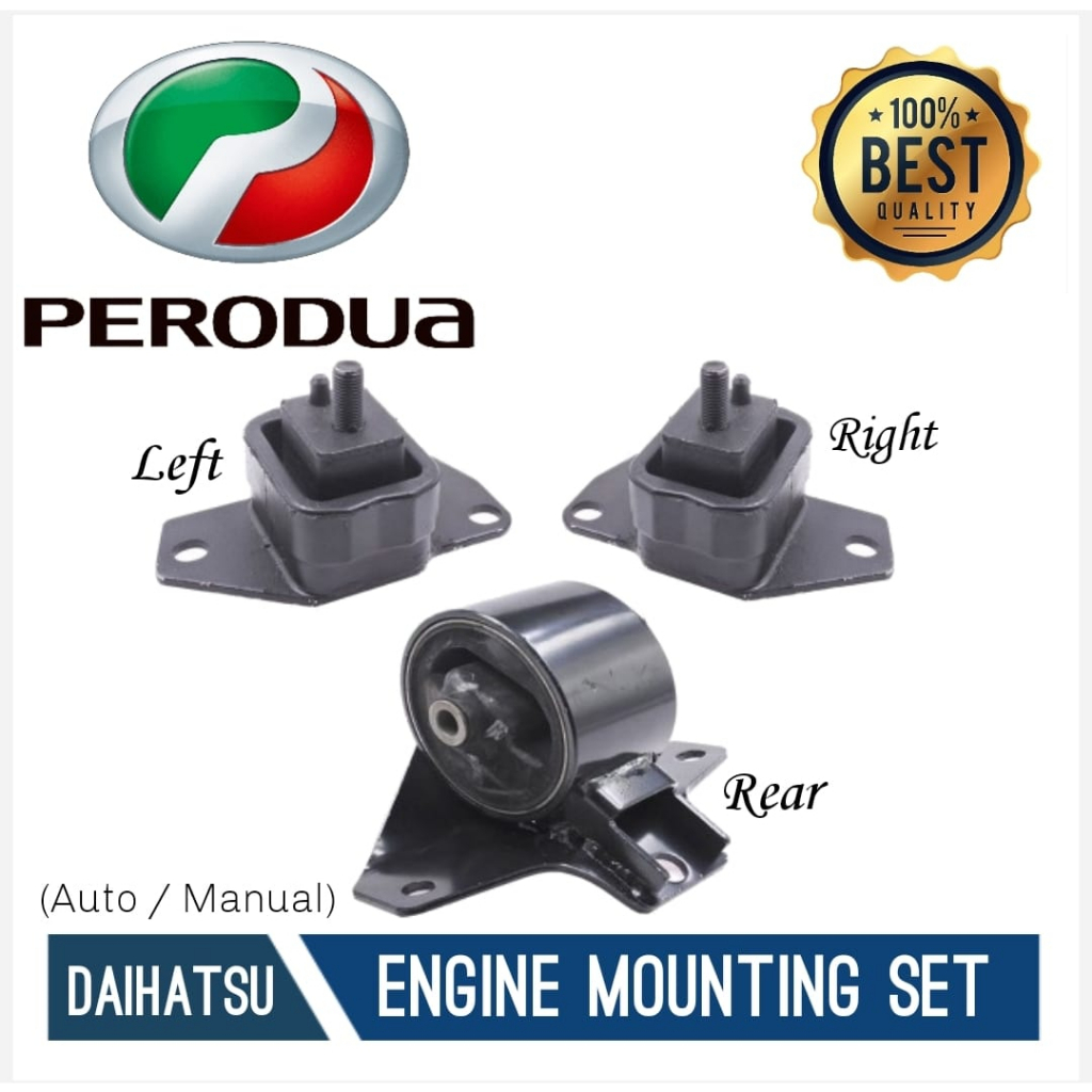PERODUA Engine Mounting Auto/Manual Set for Perodua Kembara 1998-2003 ...