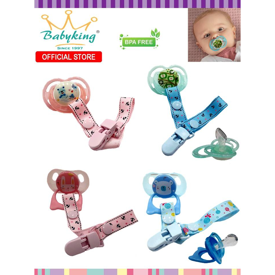 BABYKING BABY PACIFIER WITH CLIP (THUMB)(KBS321B/KBS321C) | Shopee Malaysia