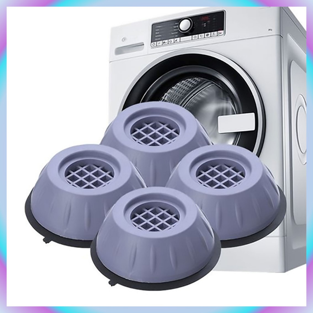 Anti Slip Washing Machine Feet Mats Shock and Noise Cancelling Washer
