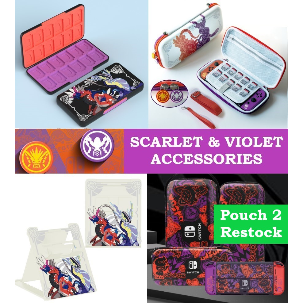 Nintendo Switch Pokemon Scarlet Violet Accessories Protective Case