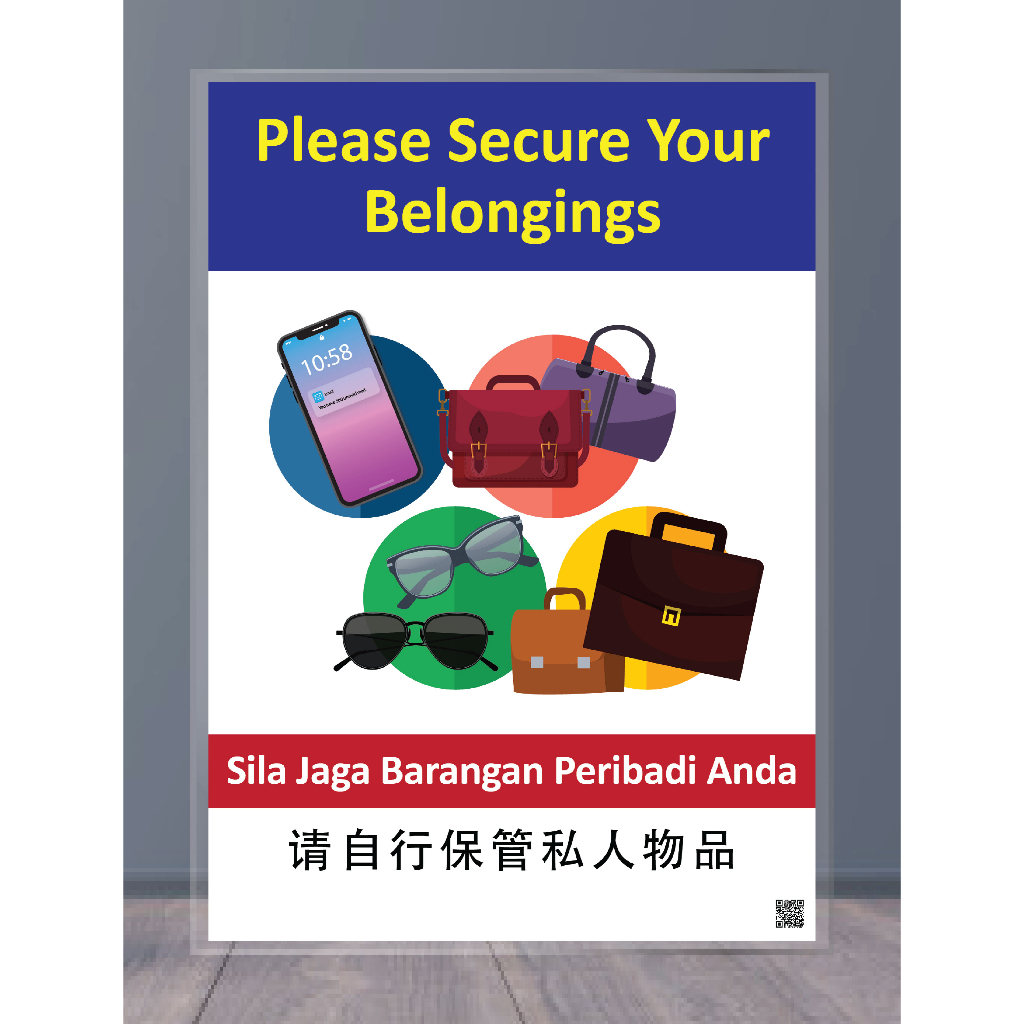 A4 Signage [ laminated poster ] Papan Tanda Dilarang-merokok NoSmoking ...