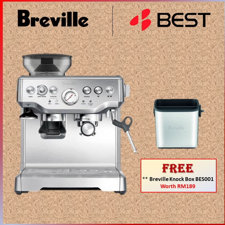 Breville Barista Express Coffee Machine BES870 Shopee Malaysia