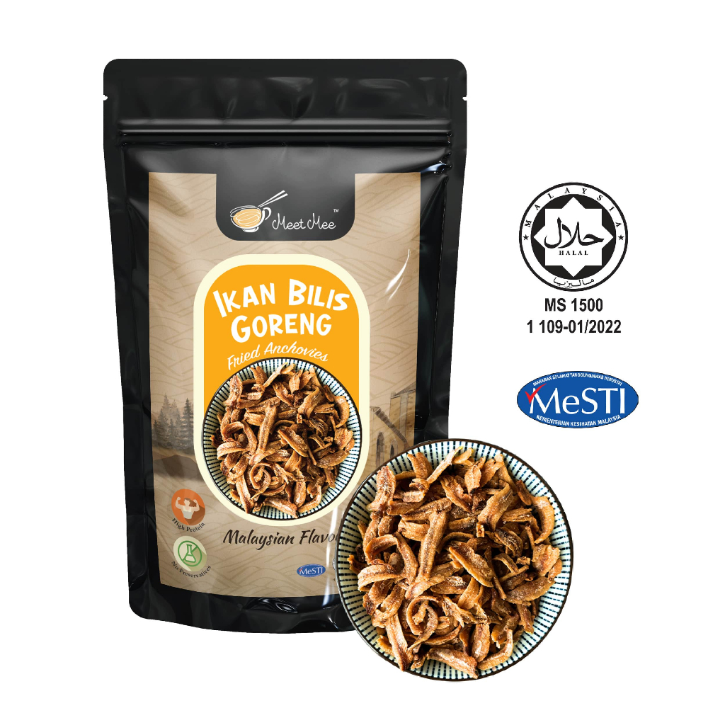 【HALAL】Crispy Fried Anchovies｜Ikan Bilis Goreng Shopee Malaysia