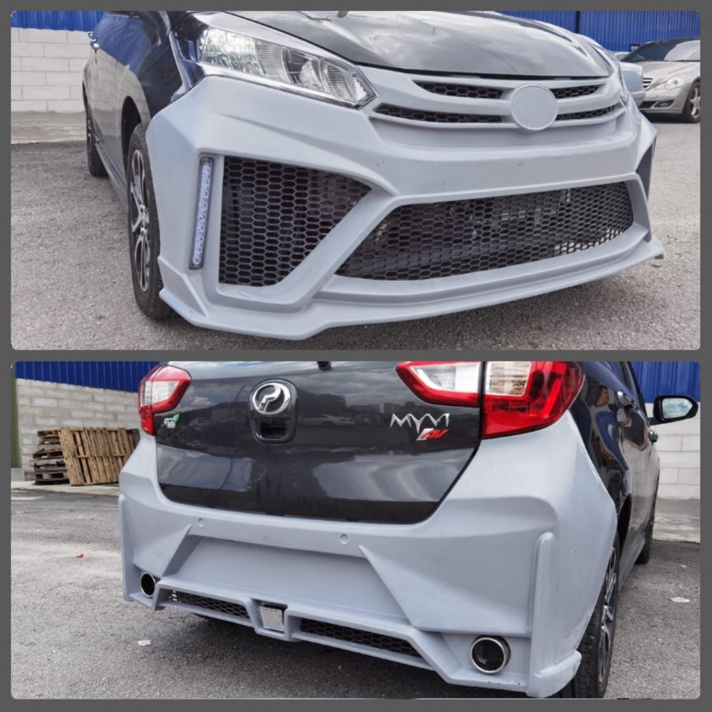 Perodua Myvi 3rd Generation 2021 GT Bumper Body Kit Fiber Ready Stock ...