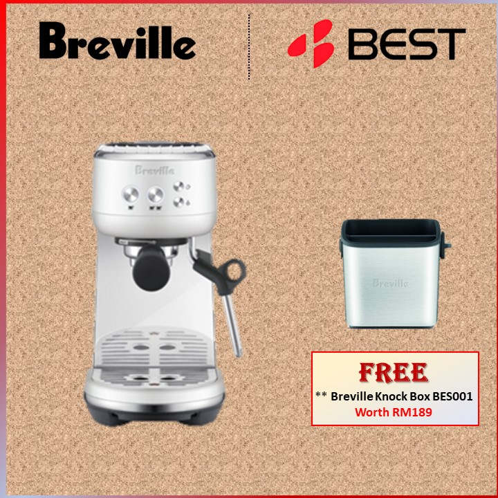 Breville The Bambino Espresso Coffee Machine White BES450SST Shopee