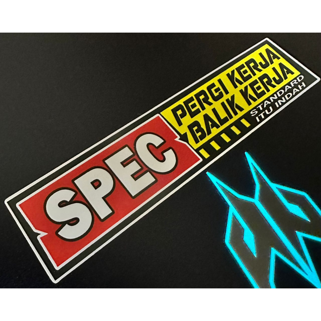 spec pergi kerja balik kerja sticker motor | Shopee Malaysia