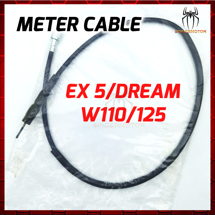 METER CABLE HONDA EX5 / EX5 DREAM / W10 / W110 / W125 / W100 / W100 R / EX5  CLASS GENUINE THAILAND PARTS