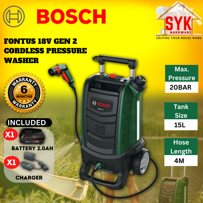 Bosch 18v pressure online washer