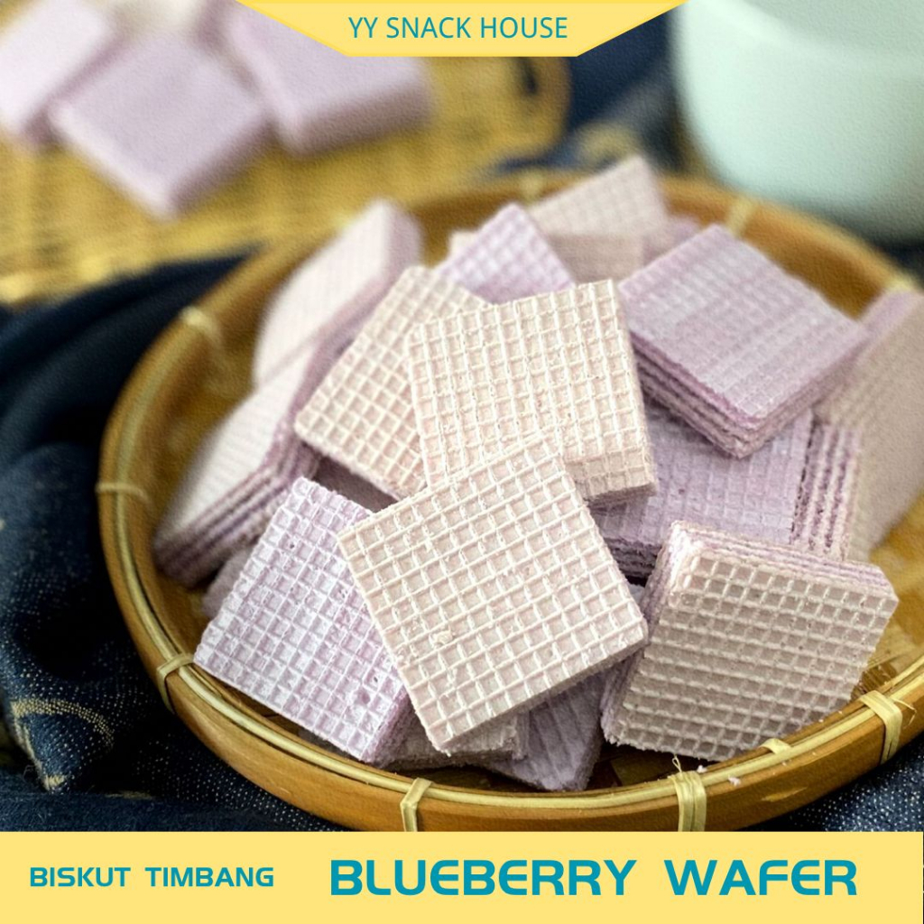 Biskut Timbang Vfoods Blueberry Wafer Biskut Wafer Blueberry