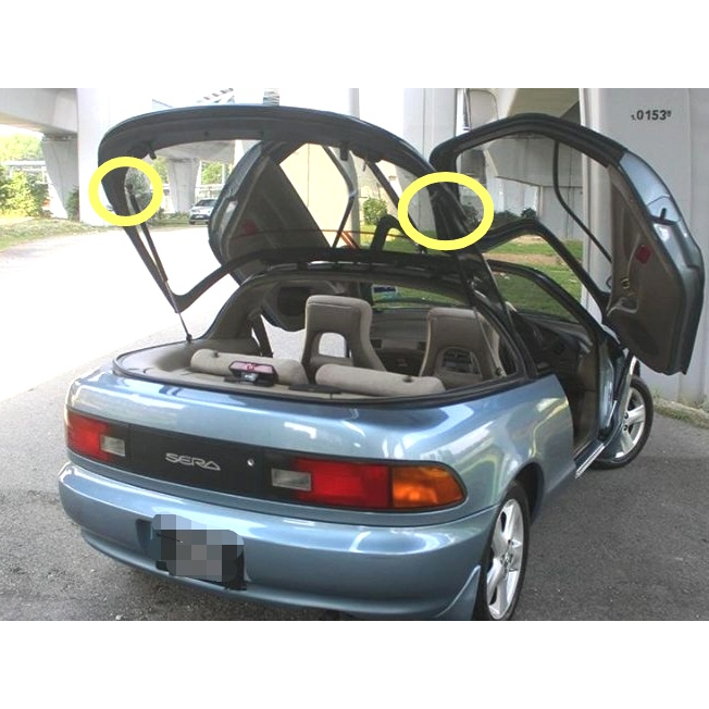 Toyota Sera Rear Glass Attachment Kit Custom made for Toyota Sera ...