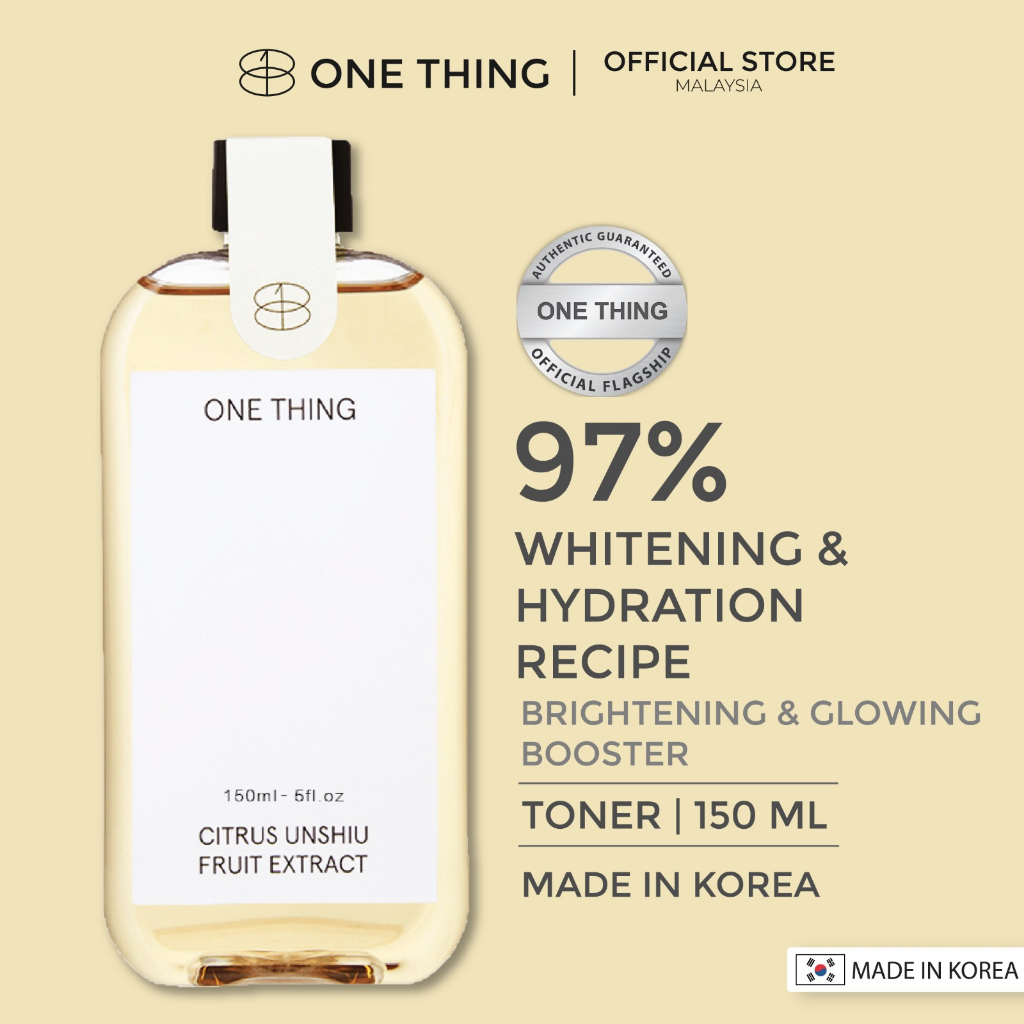 ONE THING Citrus Unshiu Fruit Extract Toner Brightening/Whitening