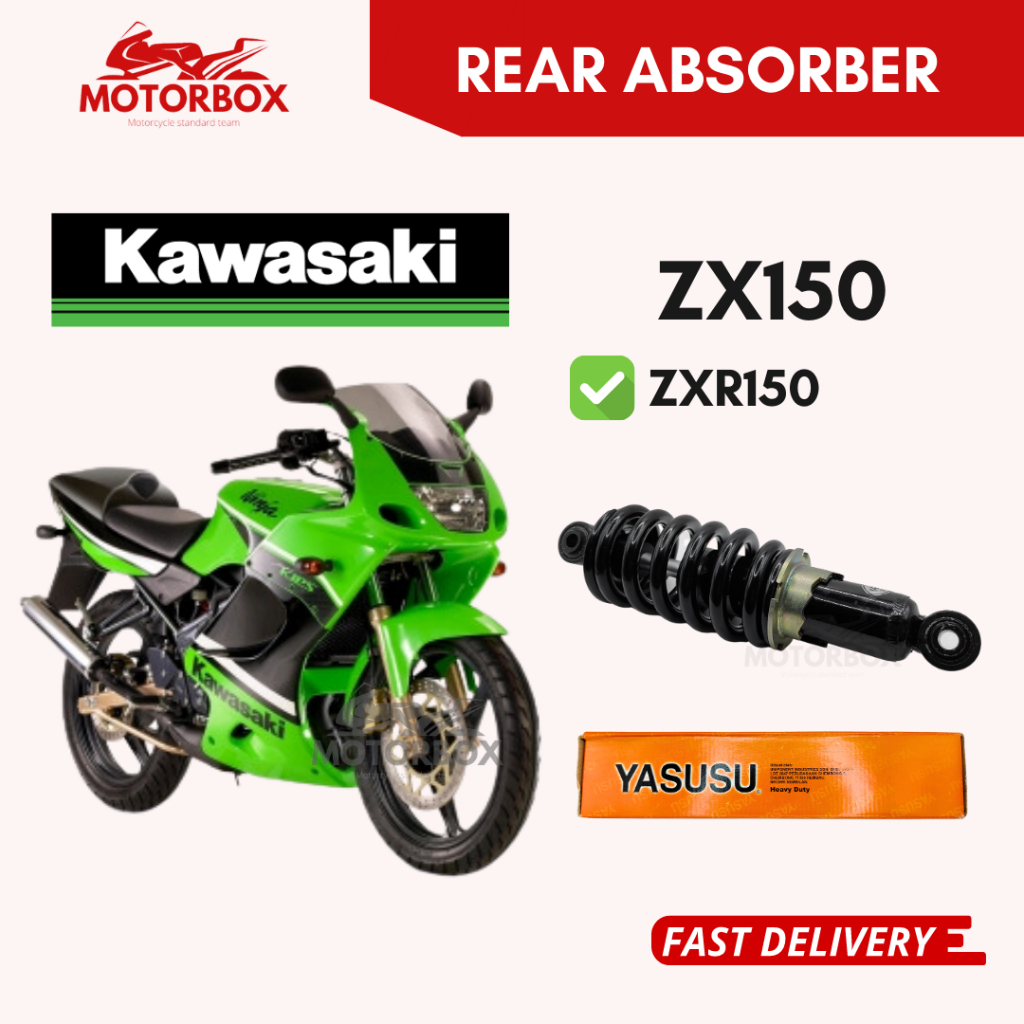 100 ORIGINAL YASUSU KAWASAKI ZX150 REAR ABSORBER BELAKANG ZX150R