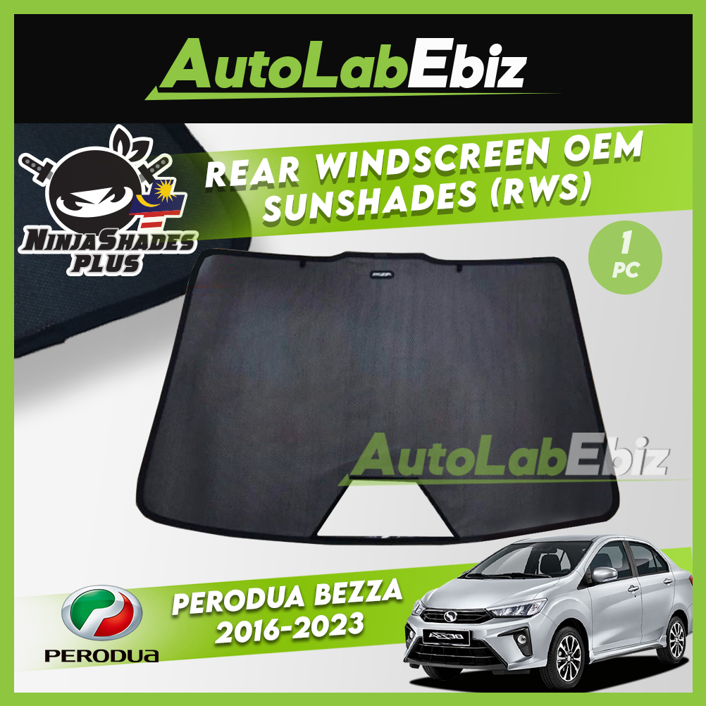 Perodua Bezza 2016-2023 NinjaShades Plus Rear Windscreen OEM Sunshades ...
